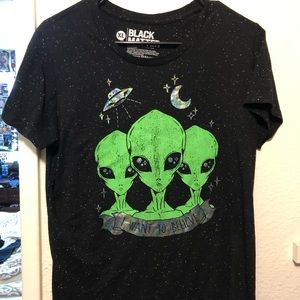 Black Matter XL Juniors Alien T-Shirt